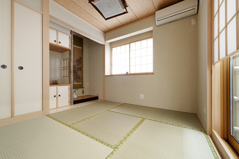 中庭のある京都の家　和室