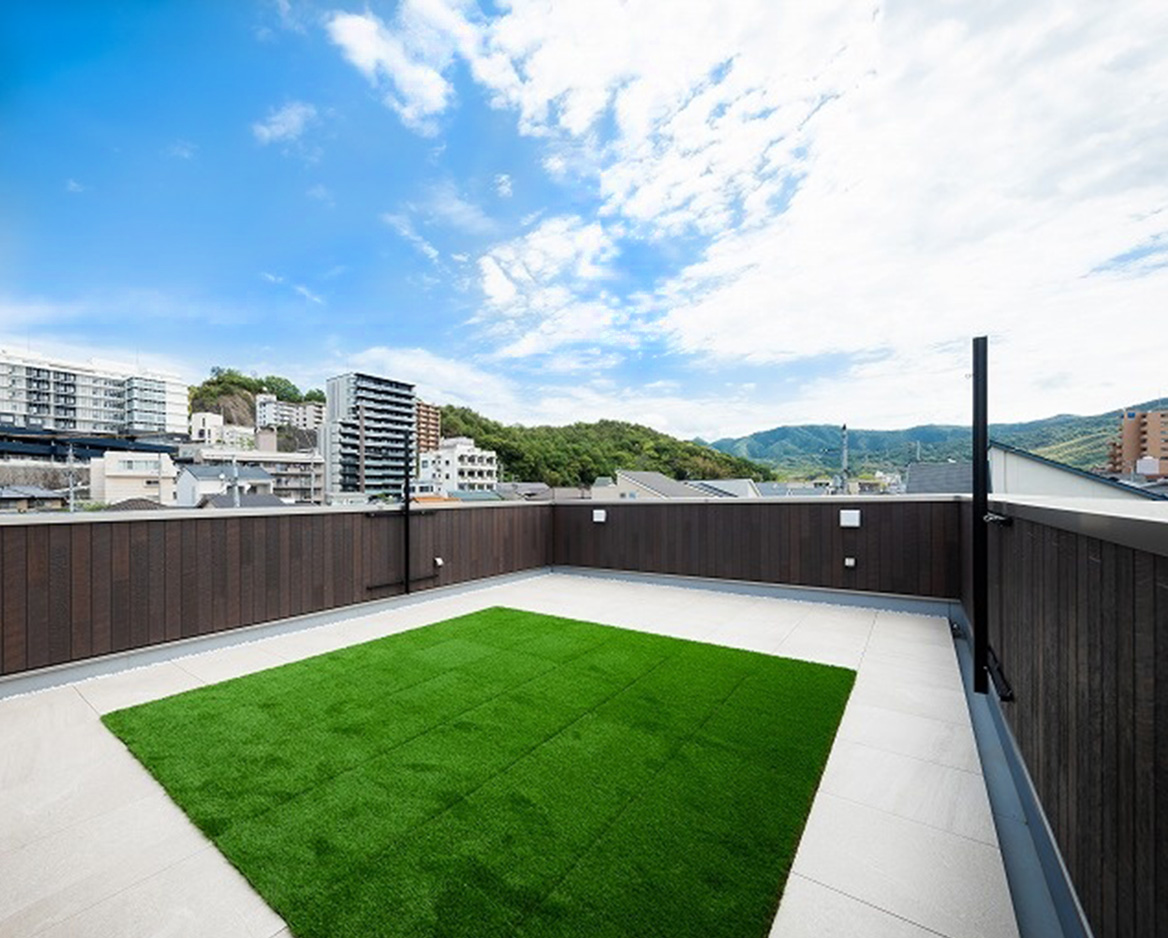 屋上 屋上を楽しむ家 重量木骨の家 選ばれた工務店と建てる木造注文住宅