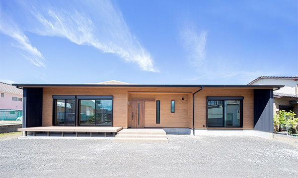 ロフトのあるゆったりとした平屋