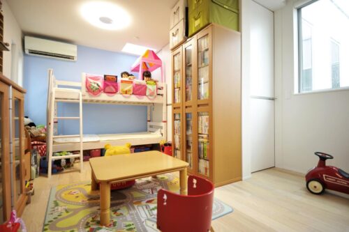 2段ベッドで空間を効率的に使った子供部屋