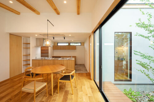 造作家具のある木造住宅