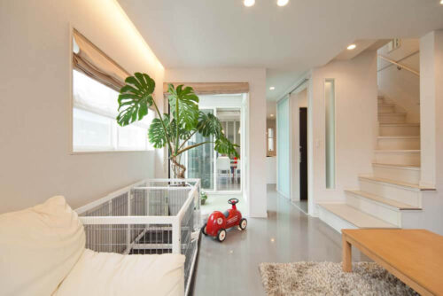 狭小３階建てコートハウス