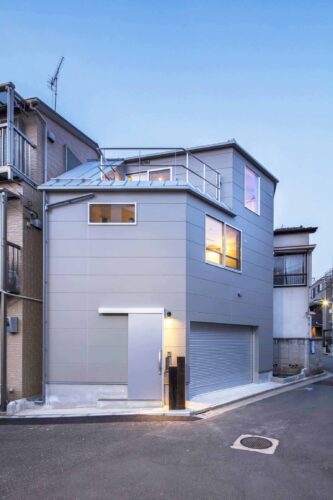 6坪の狭小ガレージハウス