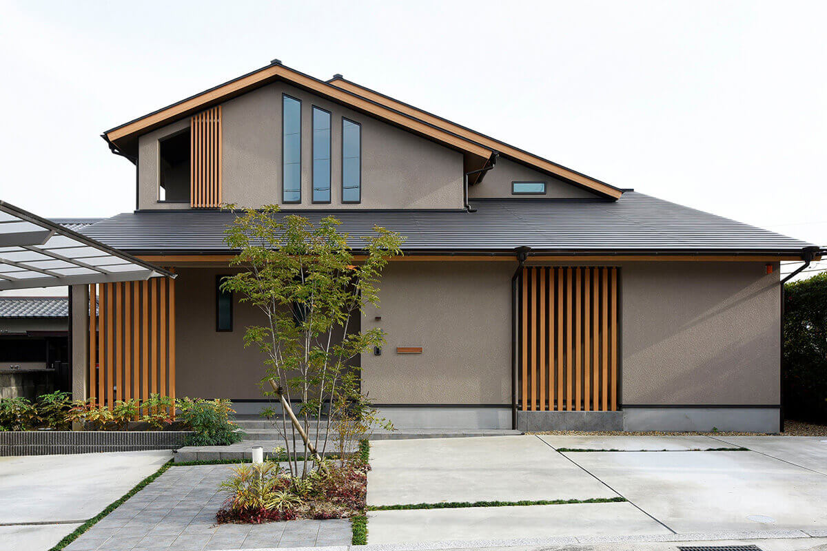 自然素材で統一感のある和モダンな家