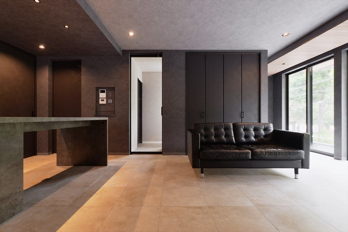 モダンで大人ヴィンテージの雰囲気が漂うLDK