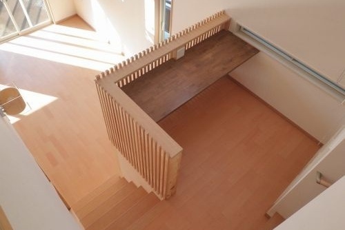大きな吹き抜けのある家
