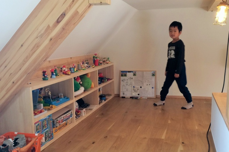ロフトは子供の秘密基地