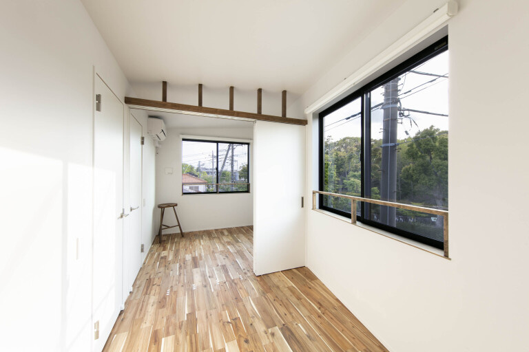 【神奈川】フレキシブルに使えるように建具で区切った子供部屋