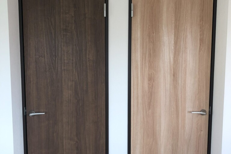 遊び心の子供部屋の建具