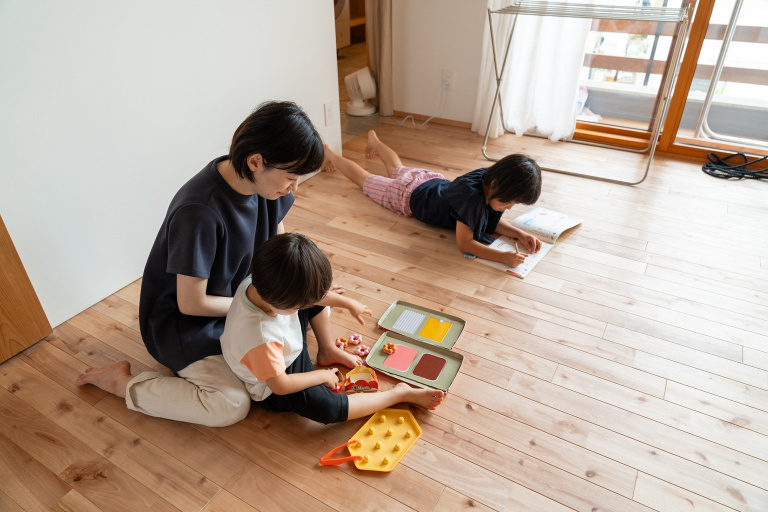 とても使い勝手がよい2階のホール　自由に過ごせる場所