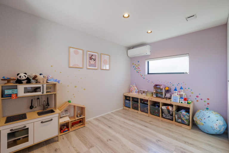 「ラプンツェル」をイメージした子ども部屋