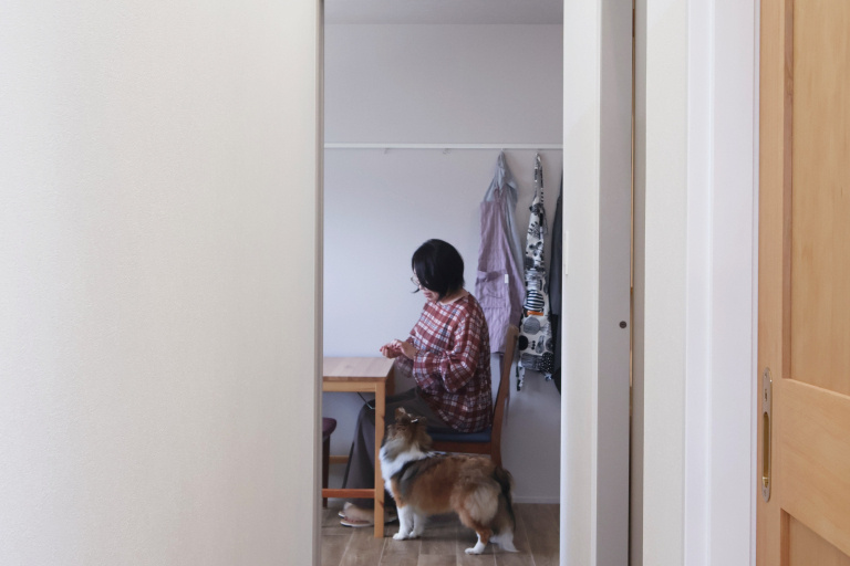 愛犬と過ごせる私室
