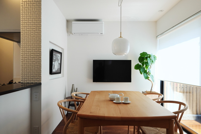 組子格子の家　 京都で暮らす和風の中庭のある家