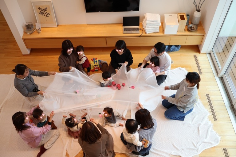 1～３歳まで　モデルハウスで親子で楽しむ「kidsマッサージ教室」