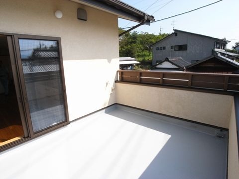 大きな切妻の家
