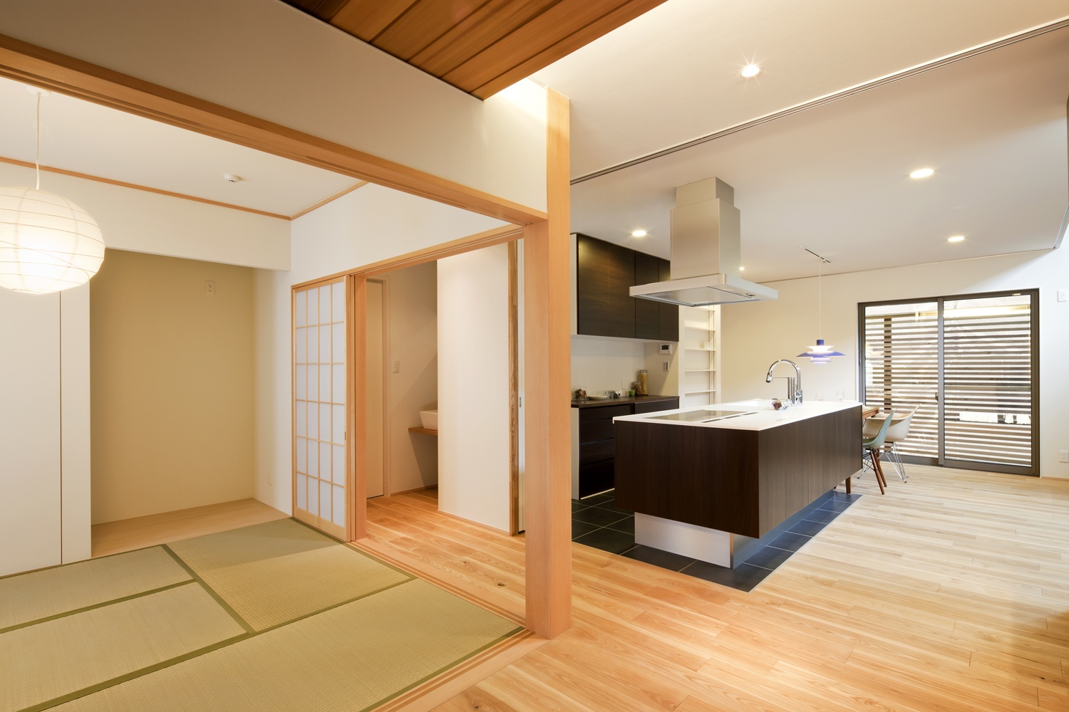 Mt House 和室 ダイニングキッチン 重量木骨の家 選ばれた工務店と建てる木造注文住宅