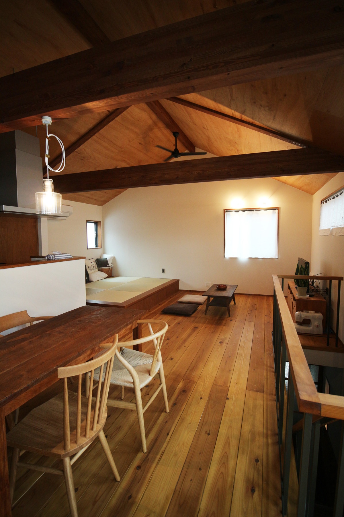 重量木骨で建てるおしゃれな家|木造住宅×2階リビング×和テイスト