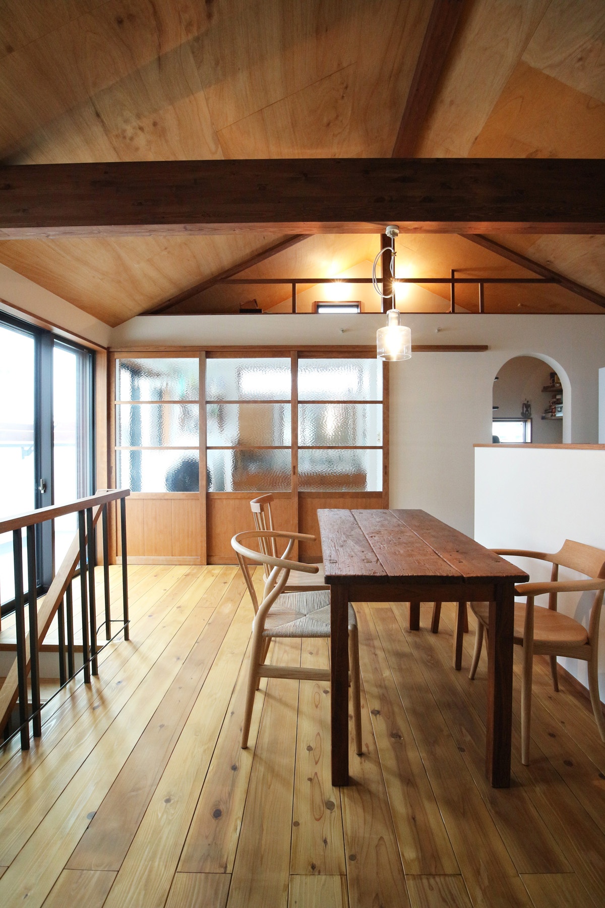 重量木骨で建てるおしゃれな家|木造住宅×2階リビング×和テイスト