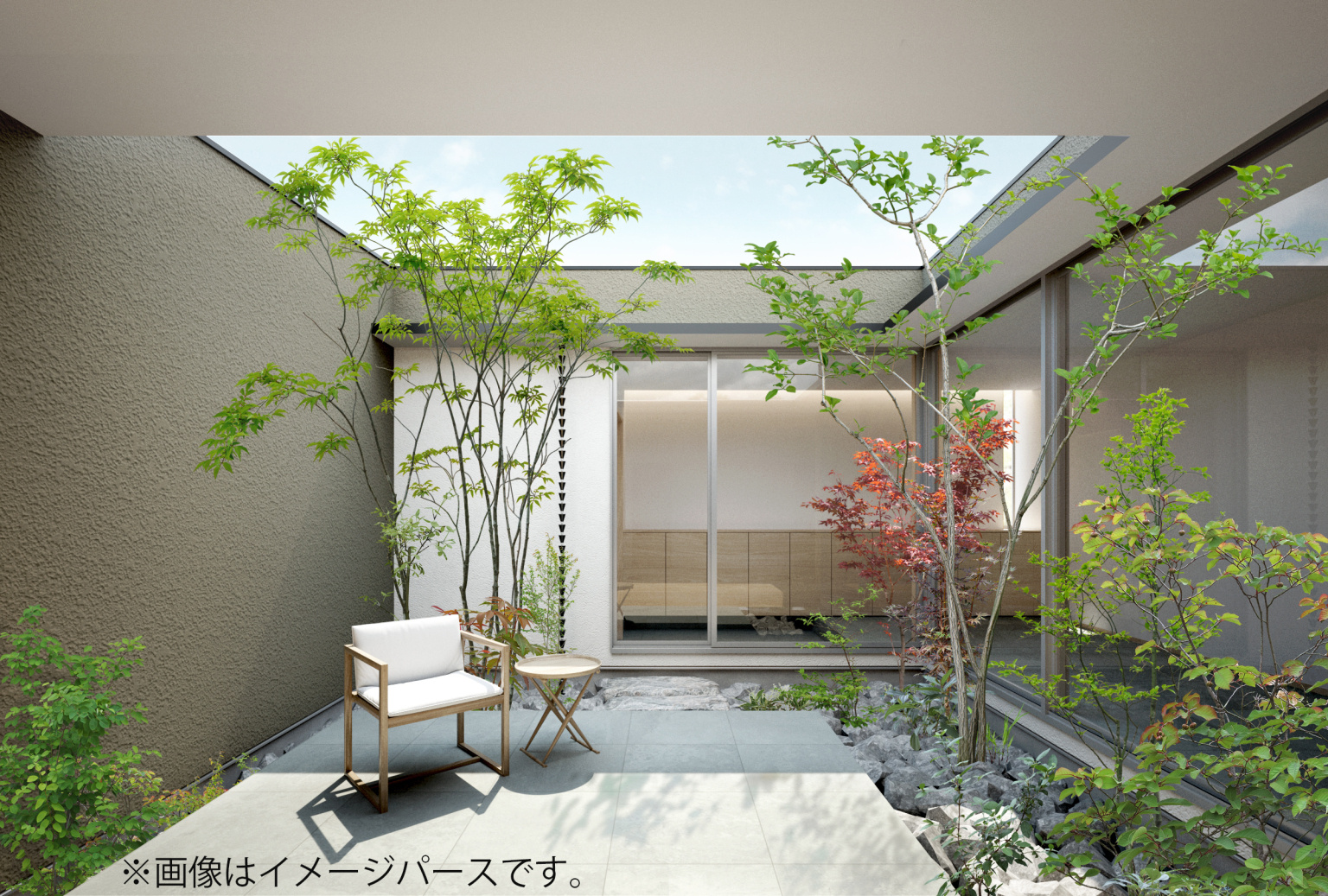 【予約制】「景色をつくる」中庭を持つ家 完成見学会|静岡県藤沢市|重量木骨の家