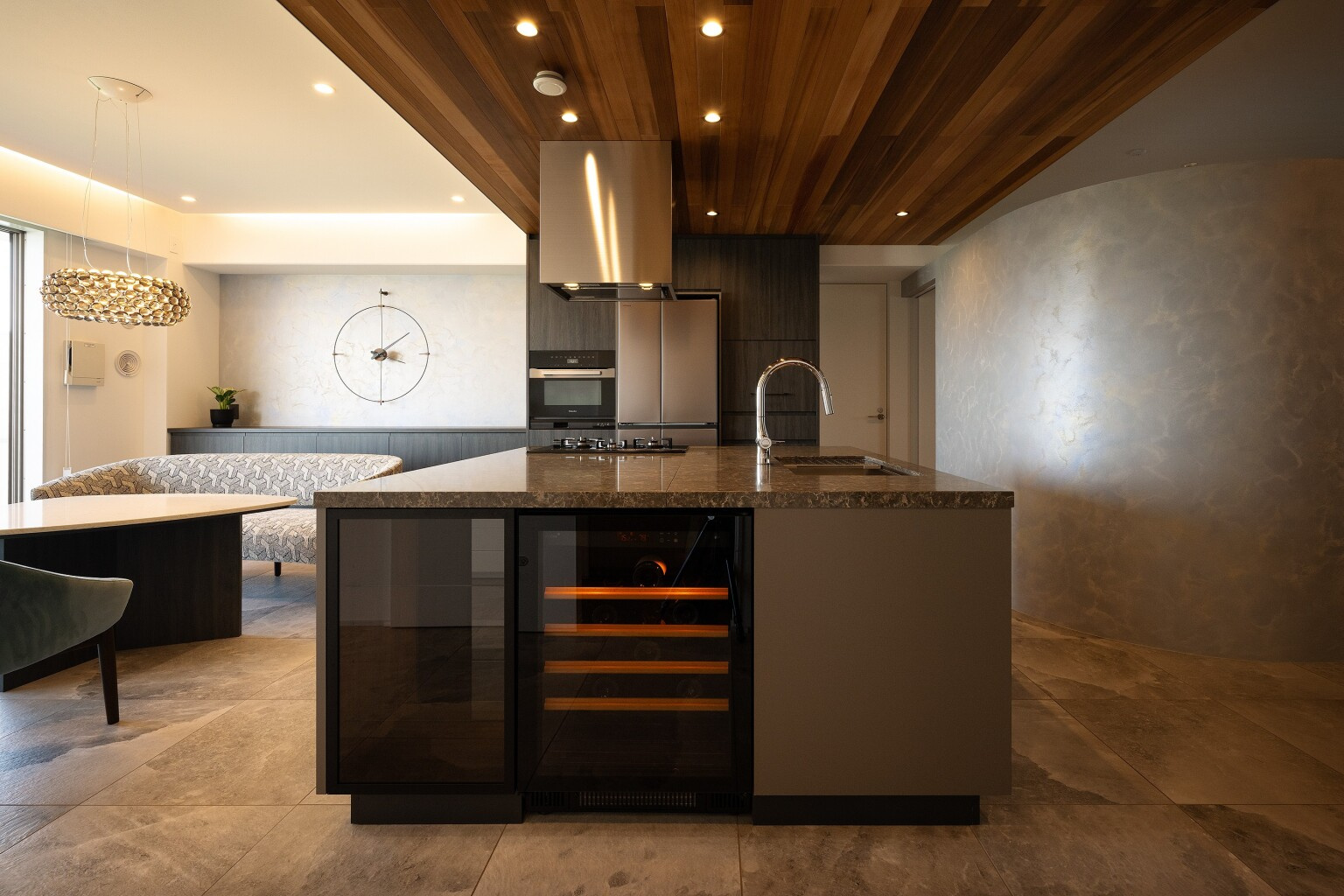 素材が描く心地よい境界