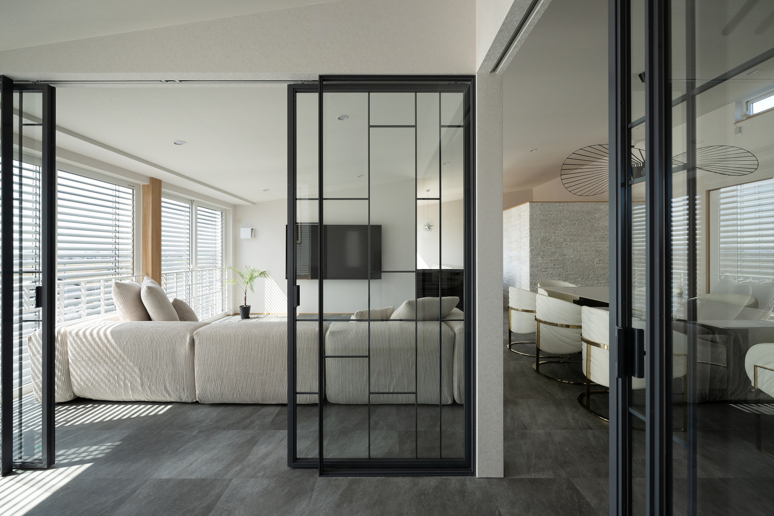 線が描く空間の余白