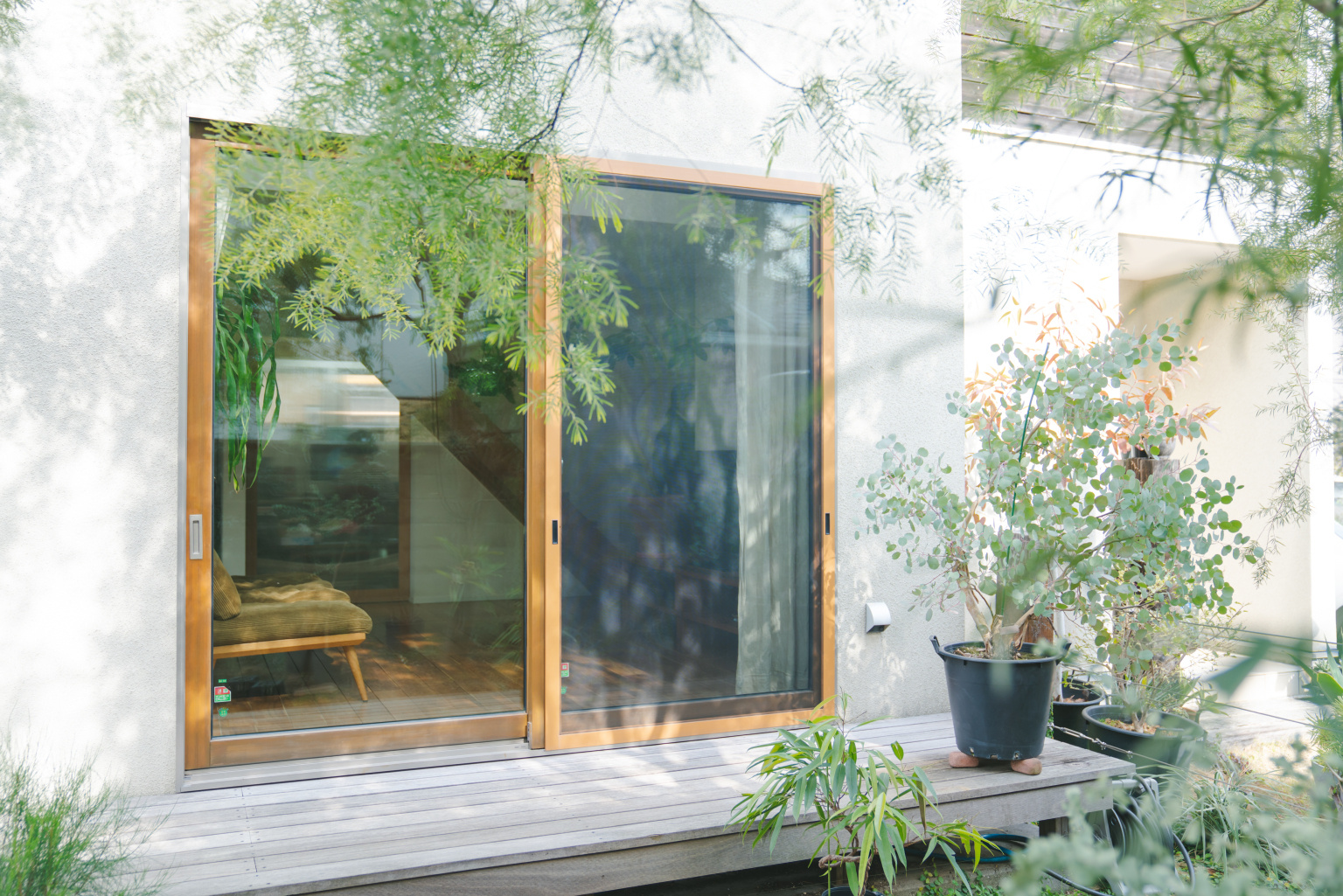 無垢で出来た愛着の湧く木の家｜重量木骨×おしゃれな家×中庭のある家