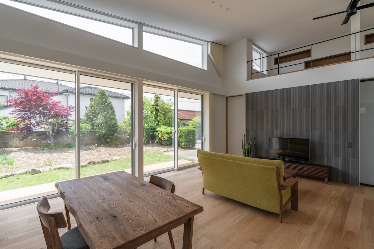 高天井リビング