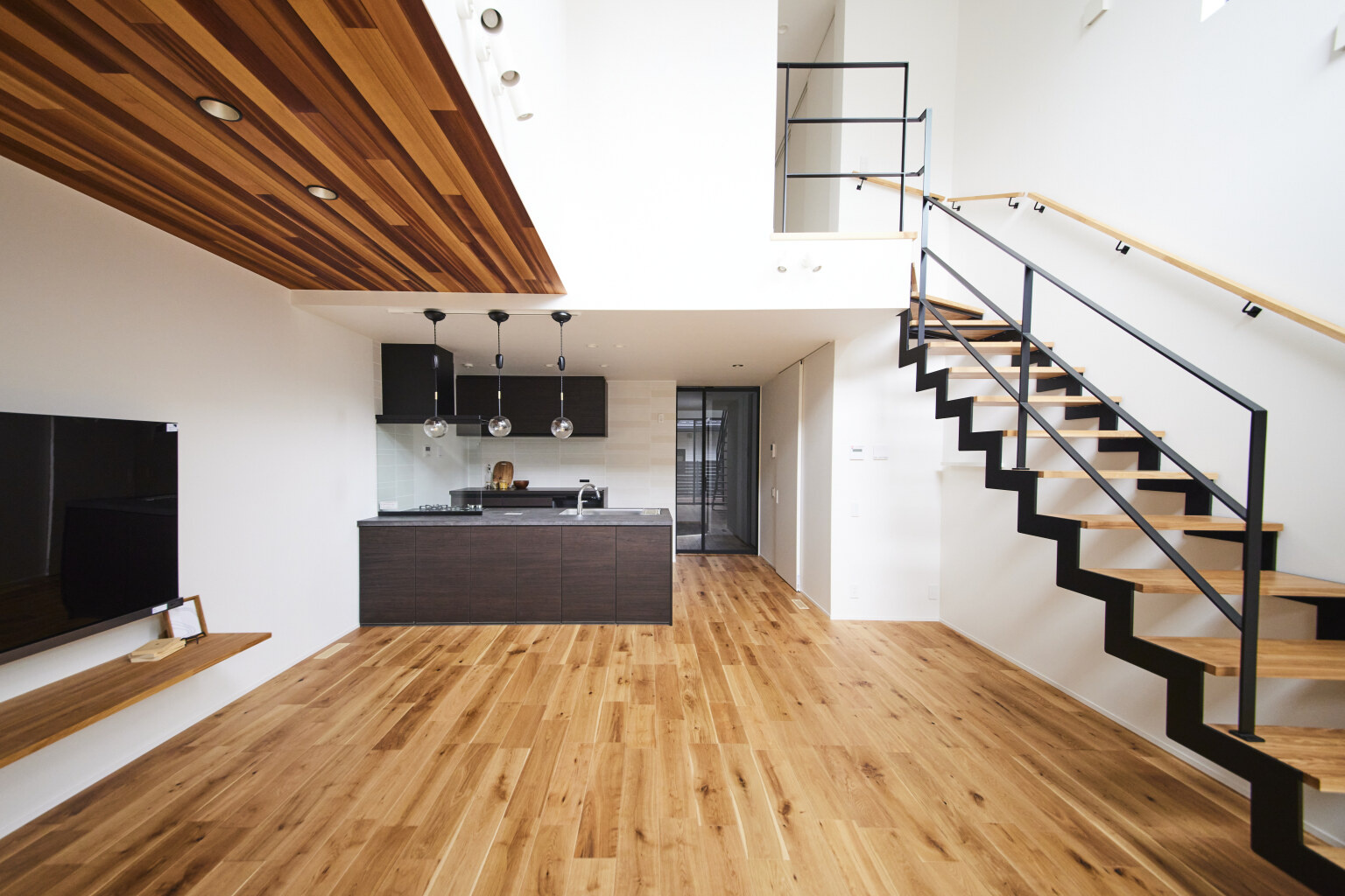 京都・奥行きのある家