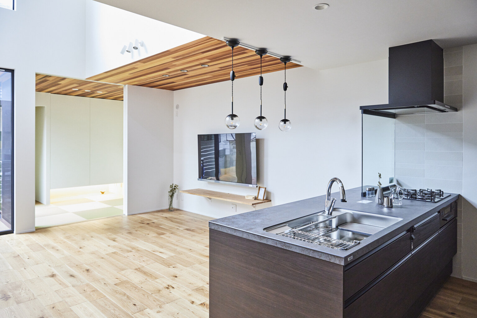 京都・奥行きのある家