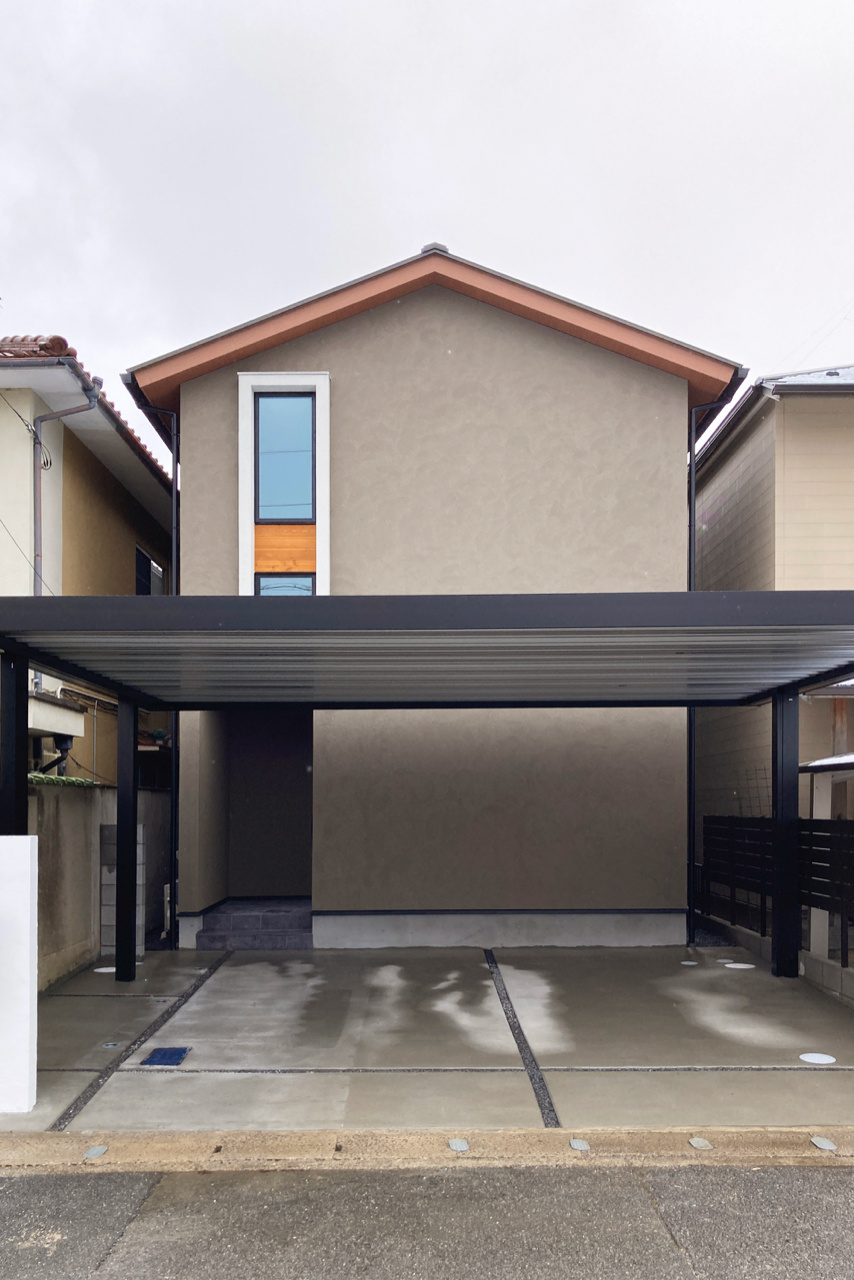 京都・奥行きのある家