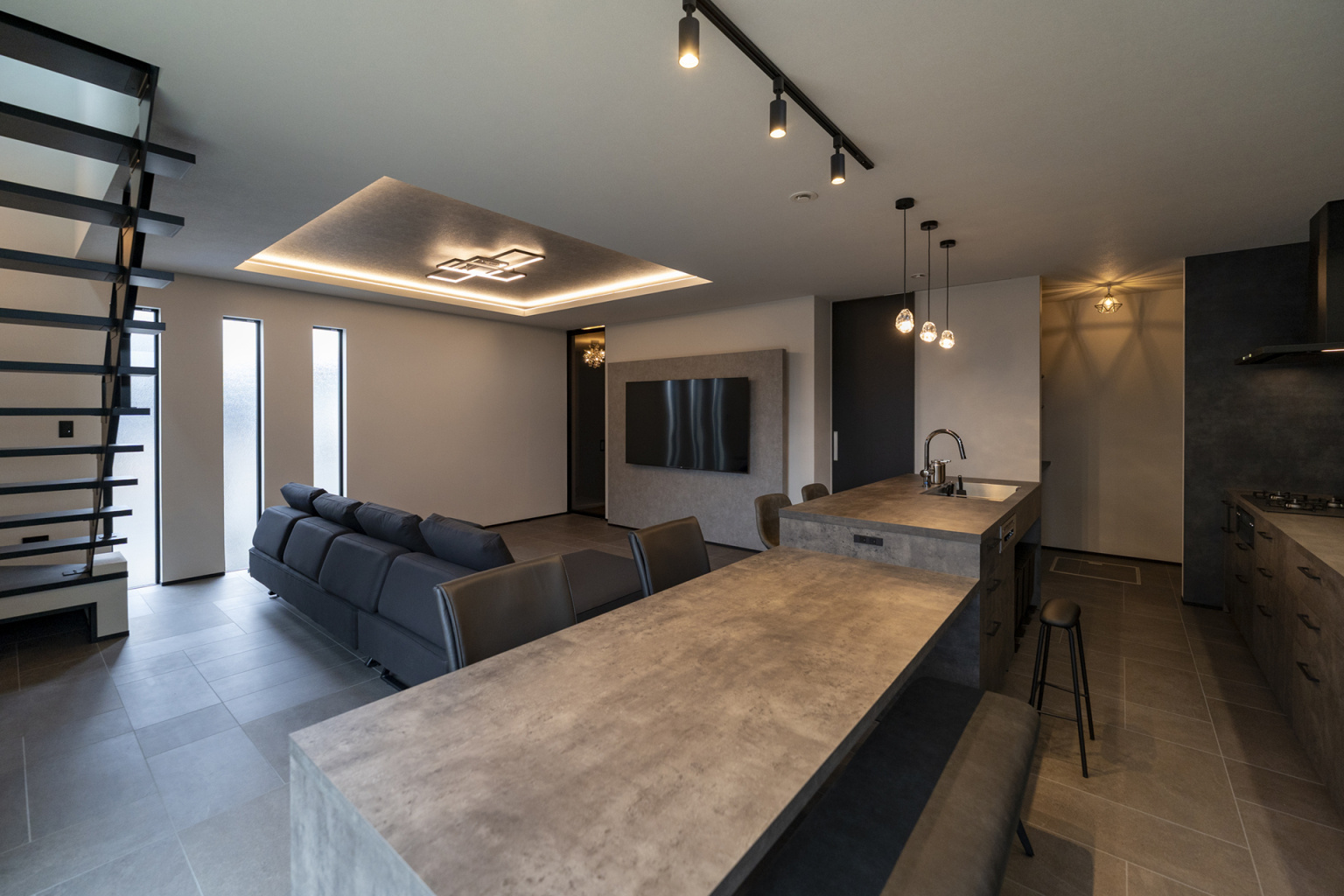 柱を最小限にした、ゆとりのＬＤＫ