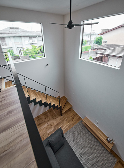 吹き抜けのある家