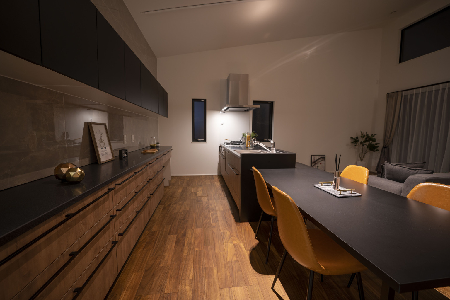 収納力のある、ダイニング・キッチン