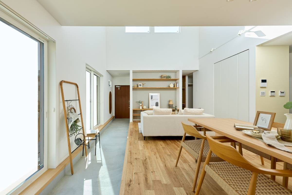 ［大阪の重量木骨］気配がやさしくめぐる、家族との温もりを感じる住まい