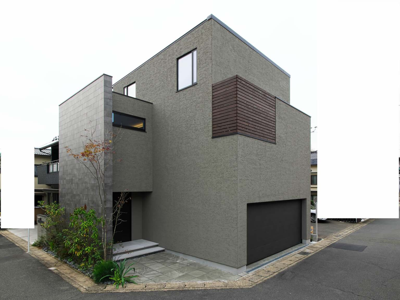 プライベートを重視した外観