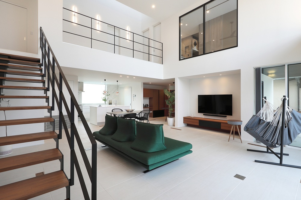 非日常空間を愉しむリビング