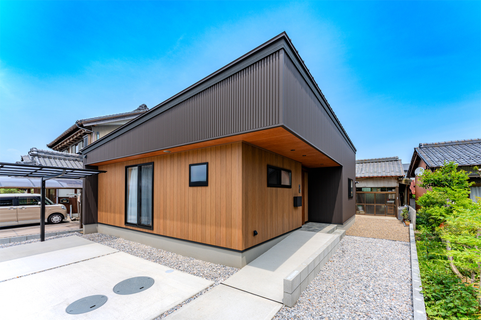 【岐阜県瑞穂市｜39坪】60代オーナー様の理想の和モダン平屋