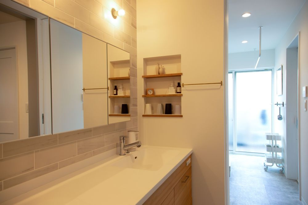 重量木骨ならではの大空間で中庭との繋がりを楽しむ家｜木造住宅×アウトドアリビング×おしゃれな家との繋がりを楽しむ家｜木造住宅×アウトドアリビング×おしゃれな家