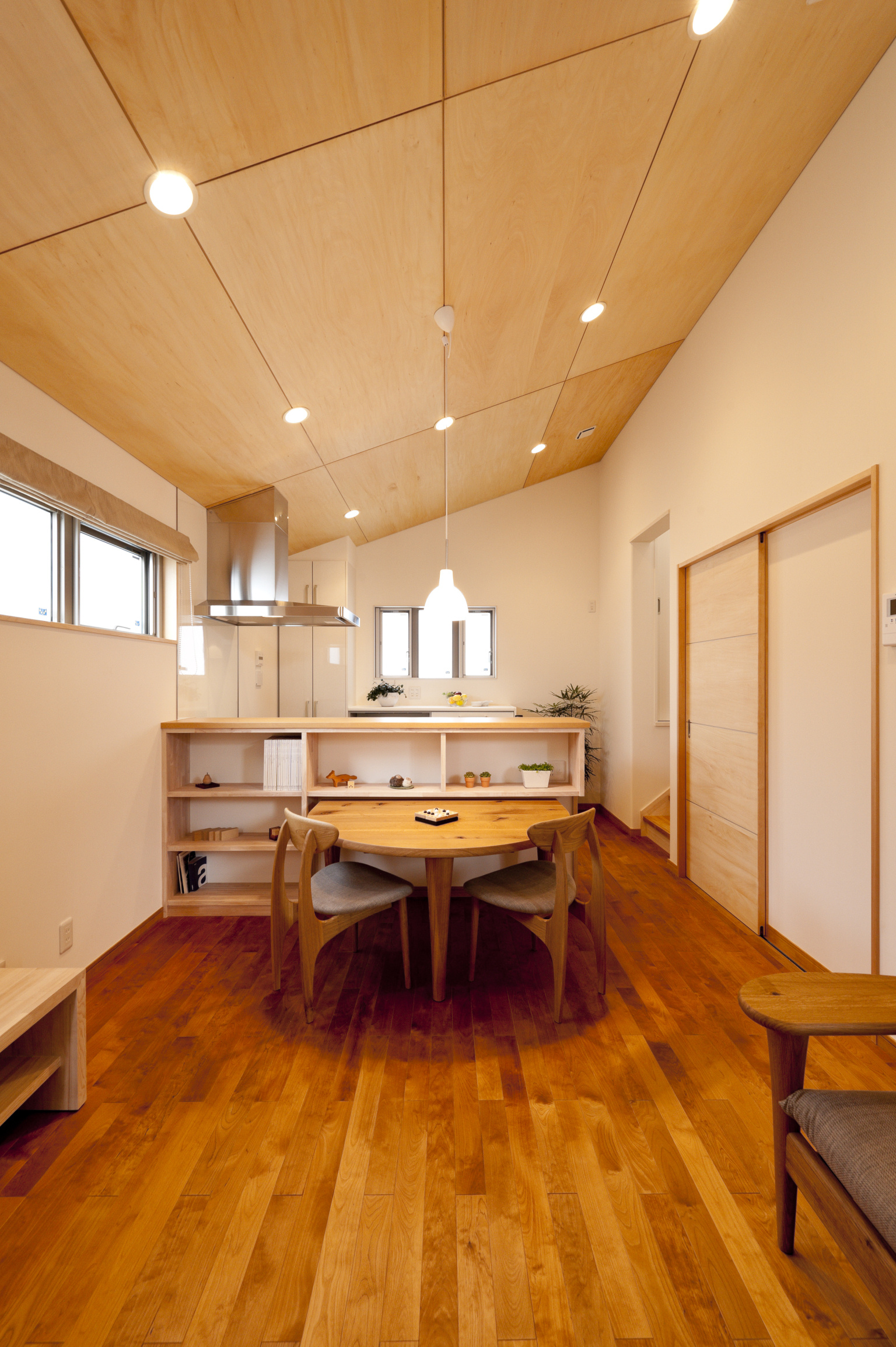 木の優しさを活かしたLDK