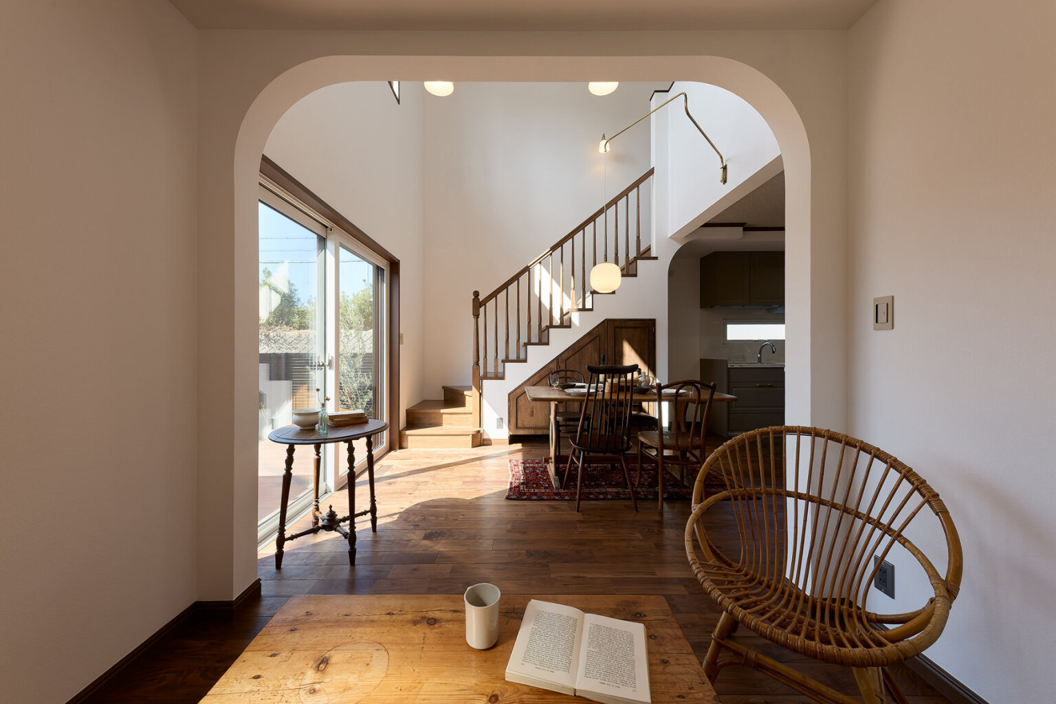 アーチがつくる、やわらかな境界