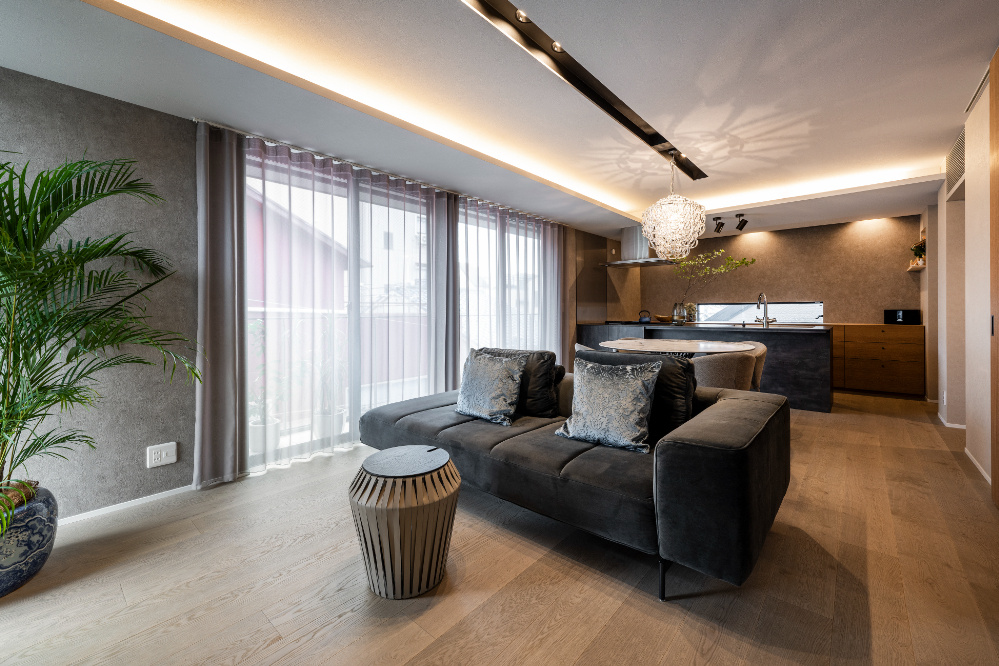 【神戸】グレイッシュなトーンを基調とした3階LDK