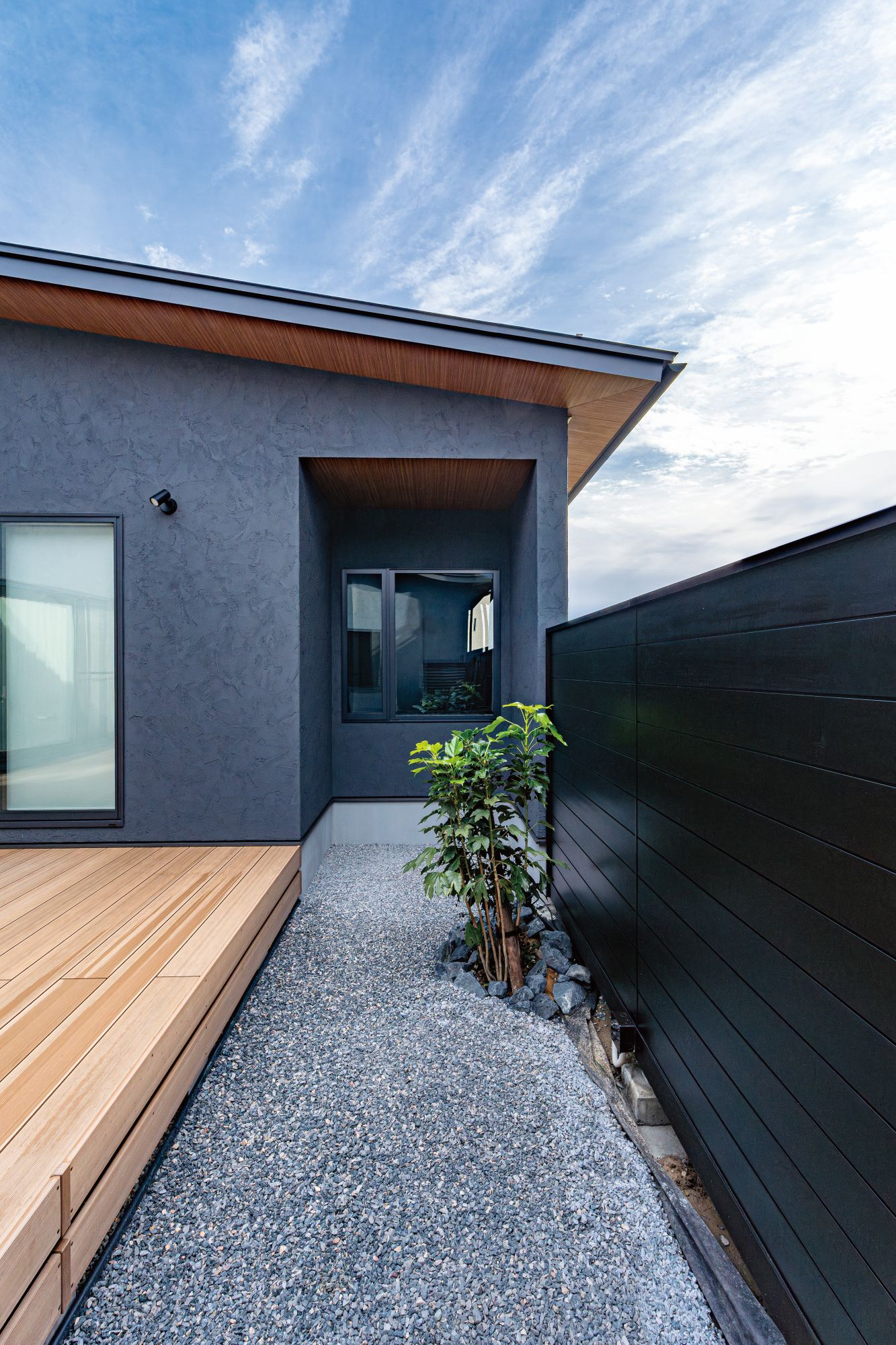 ウッドデッキのある空間