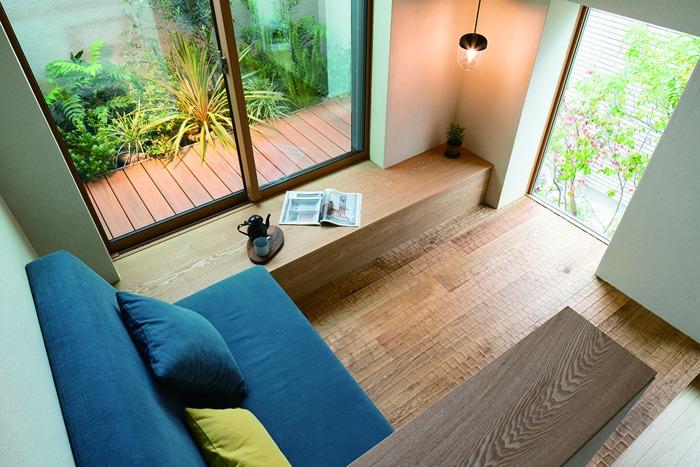 京都に生き続ける家｜重量木骨×スキップフロア×アウトドアリビング
