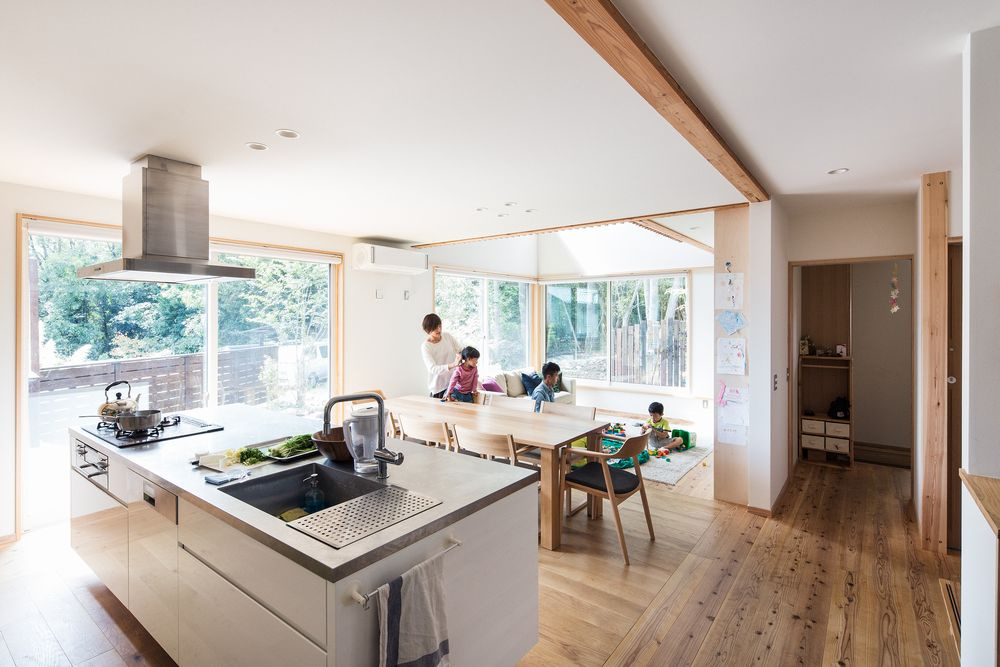 緑を取り込むLDK