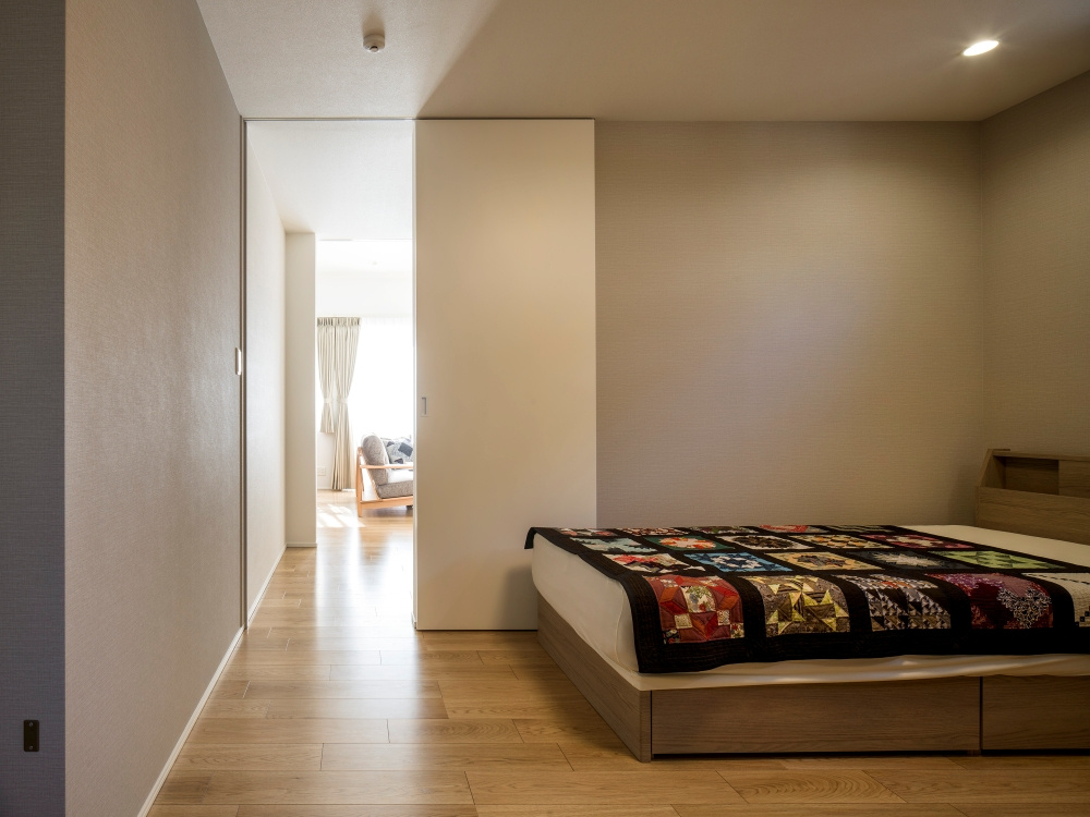 ［大東］高齢からの暮らしを考えた住まいの寝室