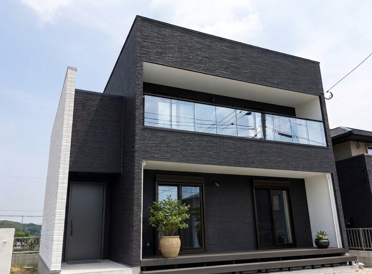 【福岡・沖縄】白と黒のシンプルな家