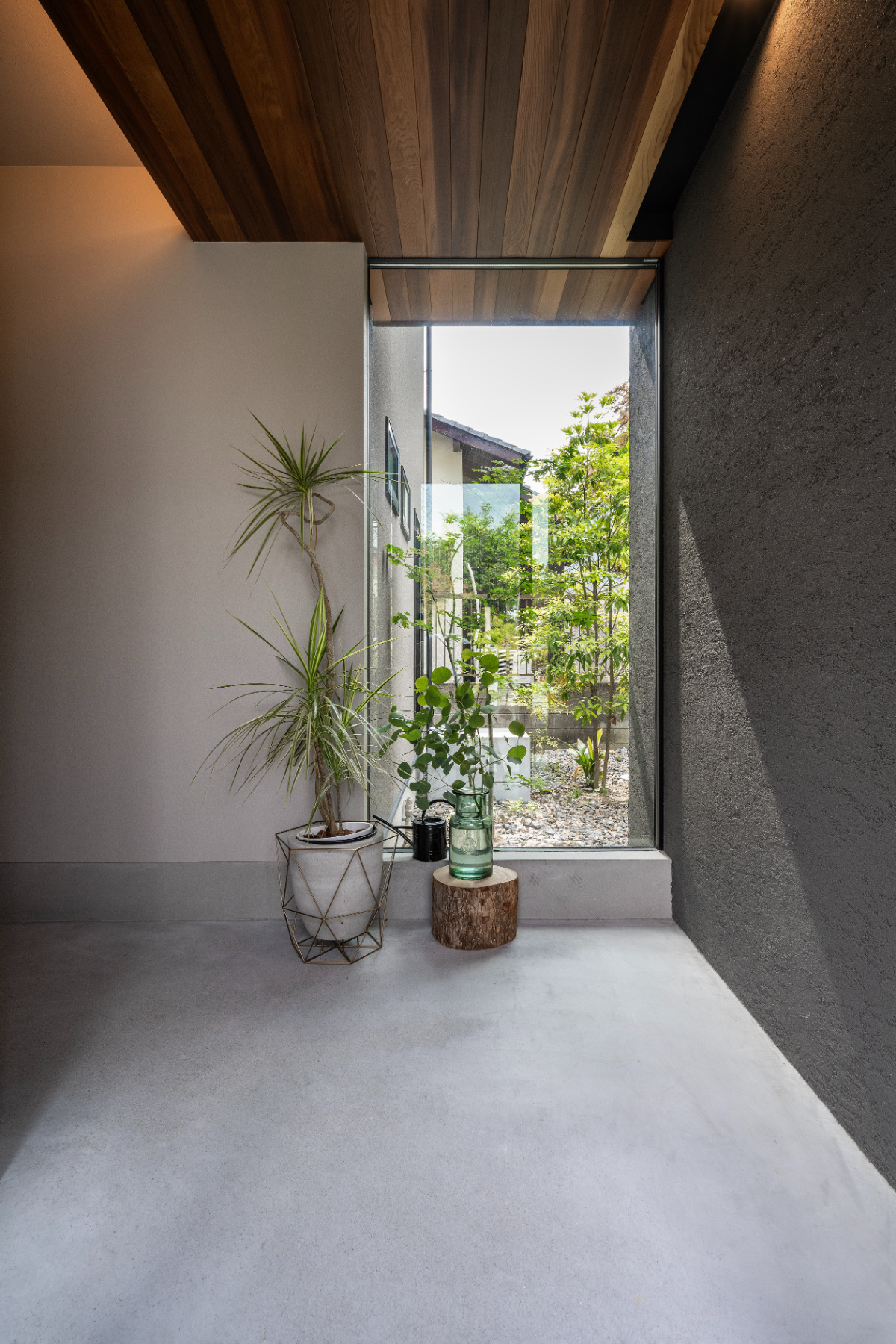 【大阪】モルタルの質感と植物のバランスを楽しむホール